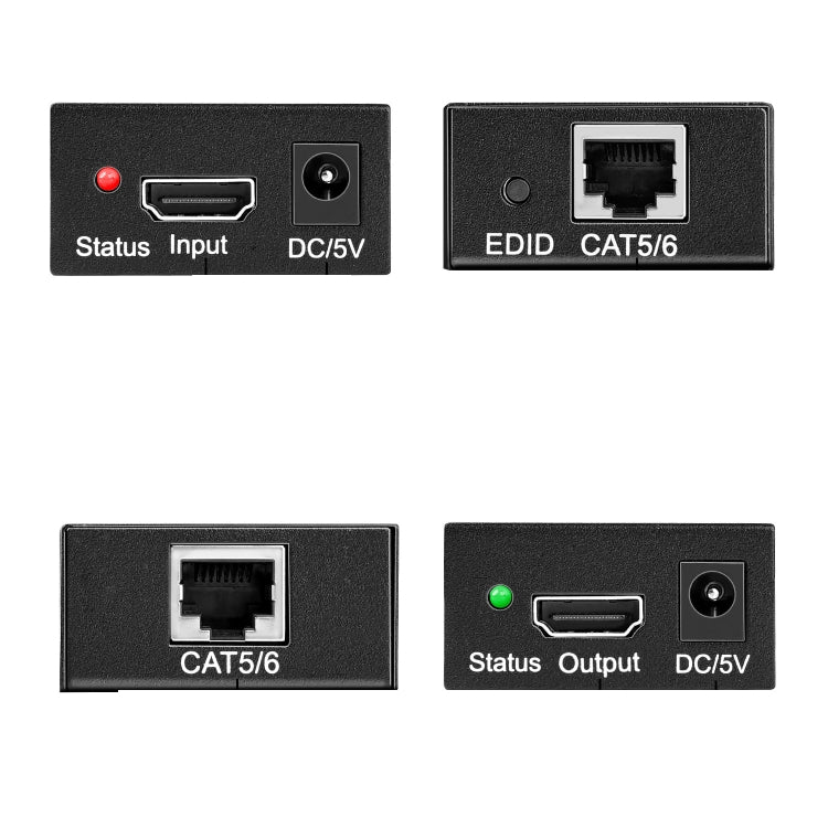 4K HDMI to RJ45 Network Extender, Transmission Distance: 120m(EU Plug) - free shipping - PMC Jewellery - Order now!