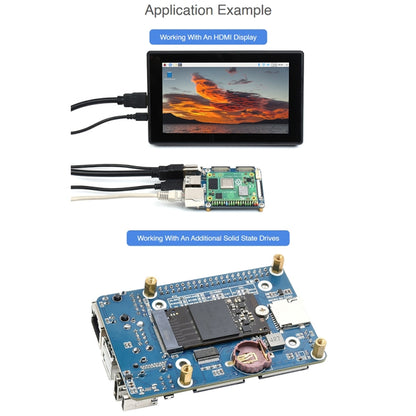 Waveshare Mini Base Board Designed for Raspberry Pi Compute Module 4 - Mini PC Accessories by WAVESHARE | Online Shopping South Africa | PMC Jewellery | Buy Now Pay Later Mobicred