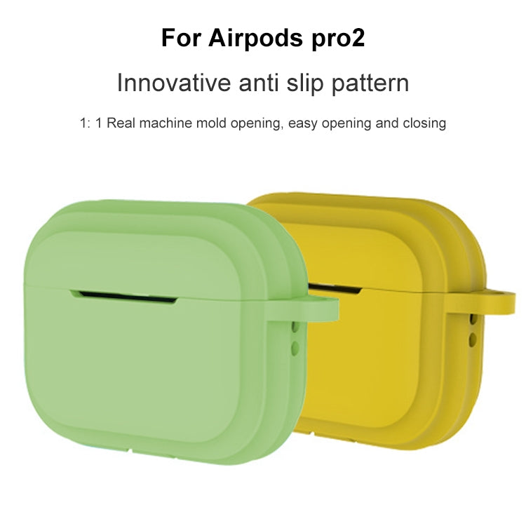For AirPods Pro 2 Striped Shockproof Earphone Case(White) - For AirPods Pro 2 by PMC Jewellery | Online Shopping South Africa | PMC Jewellery | Buy Now Pay Later Mobicred