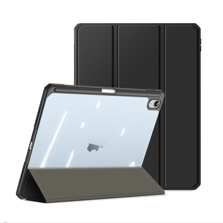 For iPad 10th Gen 10.9 2022 DUX DUCIS TOBY Series Antiskid Leather Smart Tablet Case(Black) - iPad 10th Gen 10.9 Cases by DUX DUCIS | Online Shopping South Africa | PMC Jewellery | Buy Now Pay Later Mobicred