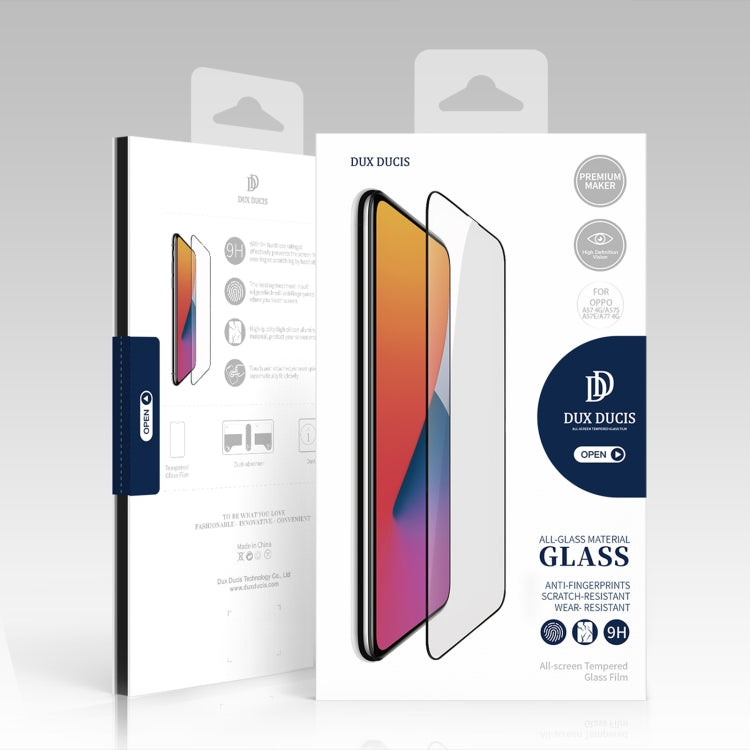 For OPPO A57 4G / A57s / A57e / A77 4G 10pcs DUX DUCIS 0.33mm 9H Medium Alumina Tempered Glass Film - OPPO Tempered Glass by DUX DUCIS | Online Shopping South Africa | PMC Jewellery | Buy Now Pay Later Mobicred