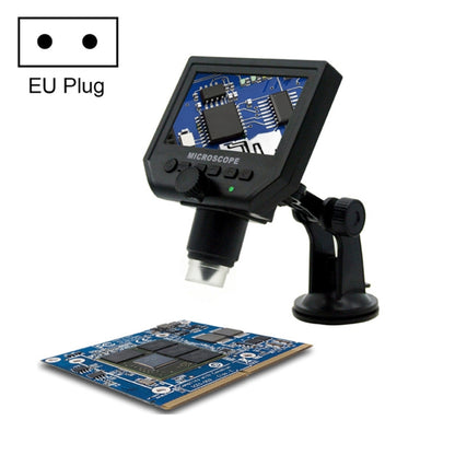 G600 600X 3.6MP 4.3 inch HD LCD Display Portable Digital Microscope, Plug:EU Plug - Digital Microscope by PMC Jewellery | Online Shopping South Africa | PMC Jewellery | Buy Now Pay Later Mobicred