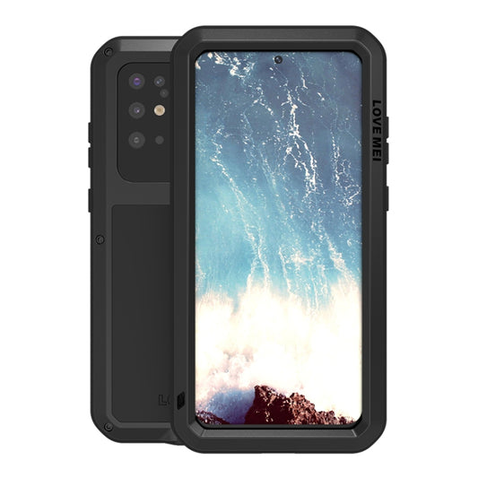 For Galaxy S20 Plus LOVE MEI Metal Shockproof Waterproof Dustproof Protective Case(Black) - Galaxy Phone Cases by LOVE MEI | Online Shopping South Africa | PMC Jewellery | Buy Now Pay Later Mobicred