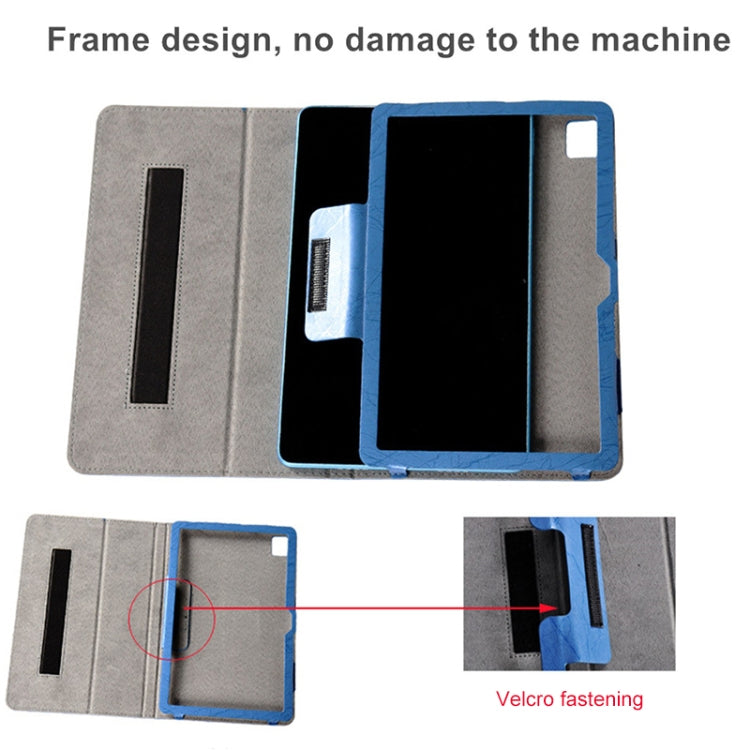 For TCL 10 TabMax 4G Printed Leather Tablet Case with Holder(Black) - Others by PMC TechLife | Online Shopping South Africa | PMC TechLife | Buy Now Pay Later Mobicred