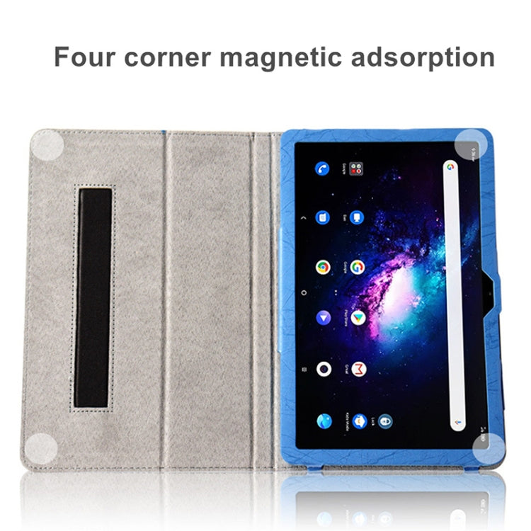For TCL 10 TabMax 4G Printed Leather Tablet Case with Holder(Black) - Others by PMC TechLife | Online Shopping South Africa | PMC TechLife | Buy Now Pay Later Mobicred