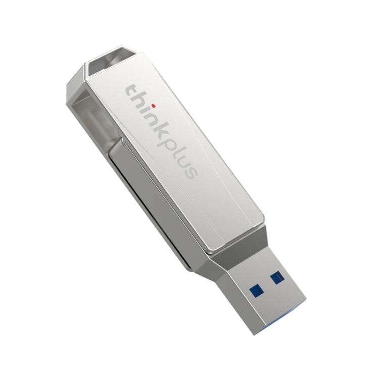 Lenovo Thinkplus MU252 USB 3.1 + USB-C / Type-C Flash Drive, Memory:64GB (Silver) - USB Flash Drives by Lenovo | Online Shopping South Africa | PMC Jewellery | Buy Now Pay Later Mobicred