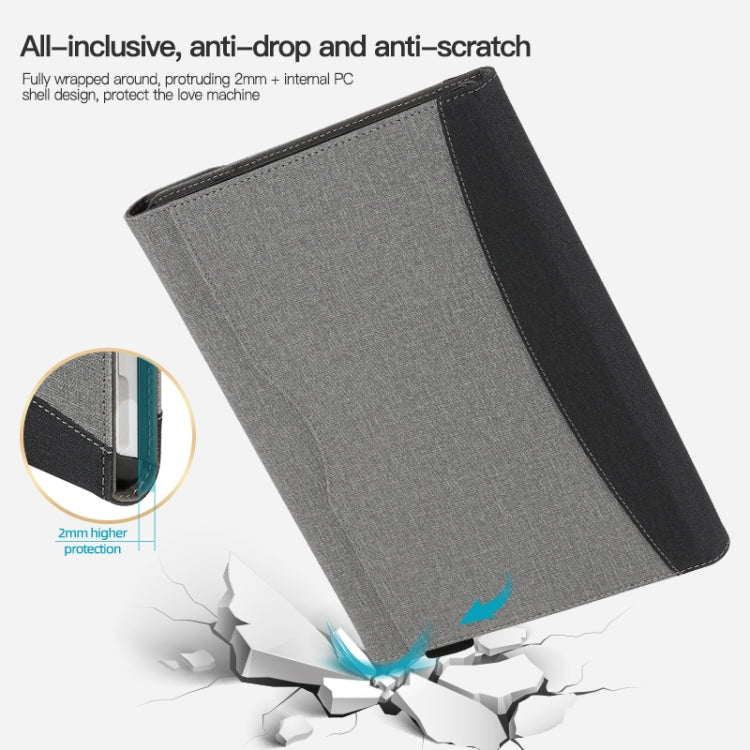 For Microsoft Surface Pro 10 / 9 Cloth Texture Stitching Leather Tablet Case(Black) - Others by PMC TechLife | Online Shopping South Africa | PMC TechLife | Buy Now Pay Later Mobicred