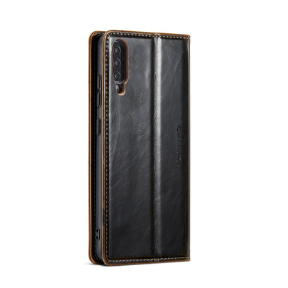 For Samsung Galaxy A30s／A50s／A50 CaseMe 003 Crazy Horse Texture Leather Phone Case(Coffee) - Galaxy Phone Cases by CaseMe | Online Shopping South Africa | PMC Jewellery | Buy Now Pay Later Mobicred