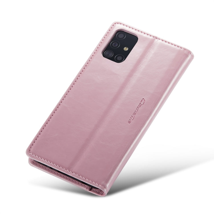 For Samsung Galaxy A51 4G/M40S CaseMe 003 Crazy Horse Texture Leather Phone Case(Rose Gold) - Galaxy Phone Cases by CaseMe | Online Shopping South Africa | PMC Jewellery | Buy Now Pay Later Mobicred