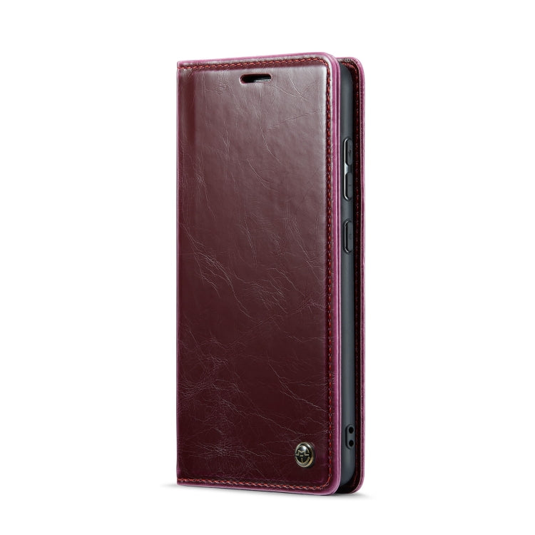 For Samsung Galaxy A51 4G/M40S CaseMe 003 Crazy Horse Texture Leather Phone Case(Wine Red) - Galaxy Phone Cases by CaseMe | Online Shopping South Africa | PMC Jewellery | Buy Now Pay Later Mobicred