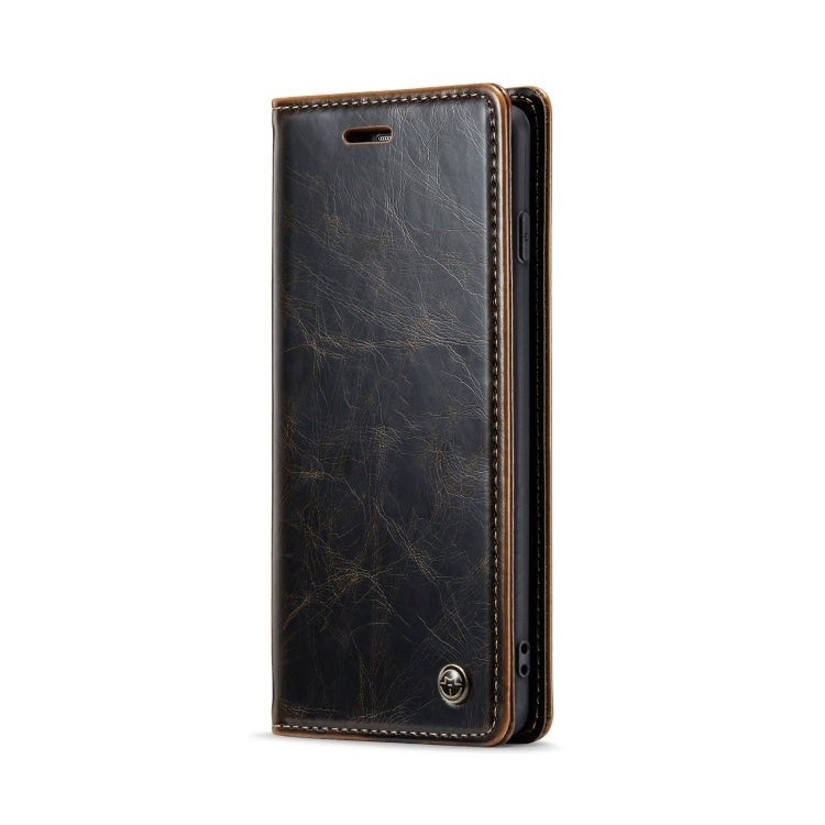 For Samsung Galaxy S10+ CaseMe 003 Crazy Horse Texture Leather Phone Case(Coffee) - Galaxy Phone Cases by CaseMe | Online Shopping South Africa | PMC Jewellery | Buy Now Pay Later Mobicred