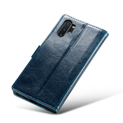 For Samsung Galaxy Note10+ CaseMe 003 Crazy Horse Texture Leather Phone Case(Blue) - Galaxy Phone Cases by CaseMe | Online Shopping South Africa | PMC Jewellery | Buy Now Pay Later Mobicred