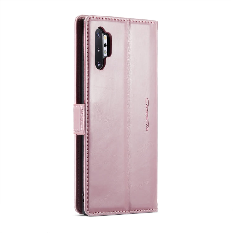 For Samsung Galaxy Note10+ CaseMe 003 Crazy Horse Texture Leather Phone Case(Rose Gold) - Galaxy Phone Cases by CaseMe | Online Shopping South Africa | PMC Jewellery | Buy Now Pay Later Mobicred