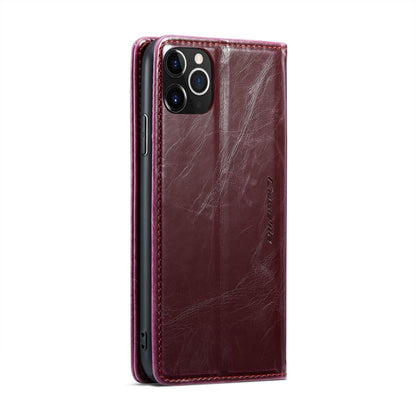 For iPhone 11 Pro CaseMe 003 Crazy Horse Texture Leather Phone Case(Red) - iPhone 11 Pro Cases by CaseMe | Online Shopping South Africa | PMC Jewellery | Buy Now Pay Later Mobicred