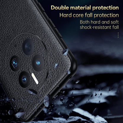 For Huawei Mate 50 Pro SULADA Invisible Bracket Leather Back Cover Phone Case(Black) - Huawei Cases by SULADA | Online Shopping South Africa | PMC Jewellery | Buy Now Pay Later Mobicred