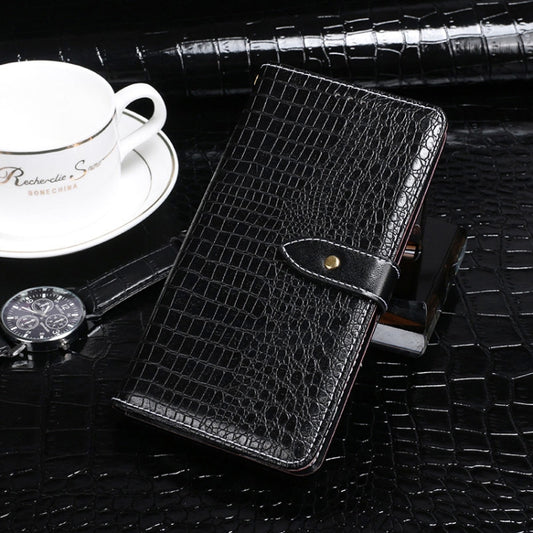 For Ulefone Armor 7 idewei Crocodile Texture Horizontal Flip Leather Case with Holder & Card Slots & Wallet(Black) - More Brand by idewei | Online Shopping South Africa | PMC Jewellery | Buy Now Pay Later Mobicred