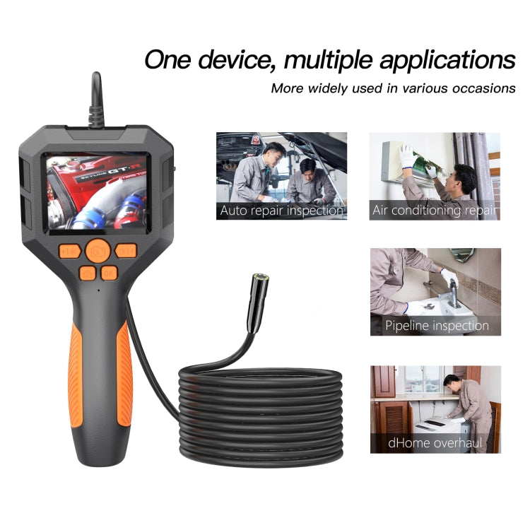 3.9mm P10 2.8 inch HD Handheld Endoscope with LCD Screen, Length:5m -  by PMC TechLife | Online Shopping South Africa | PMC TechLife | Buy Now Pay Later Mobicred