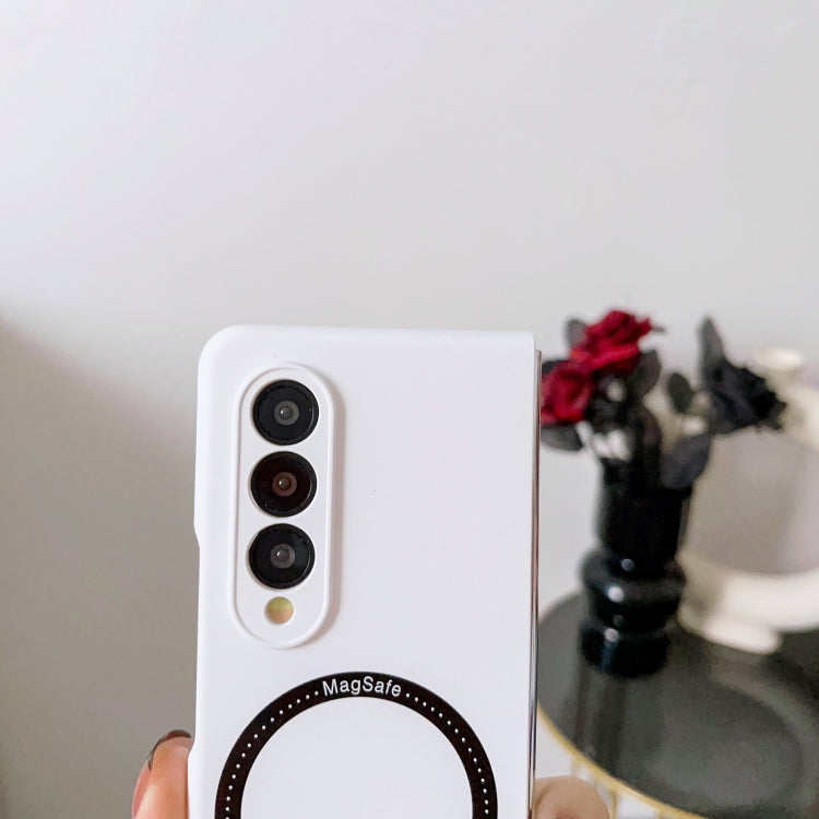 For Samsung Galaxy Z Fold4 Skin Feel MagSafe Magnetic Phone Case(Royal Blue) - Galaxy Z Fold4 5G Cases by PMC TechLife | Online Shopping South Africa | PMC TechLife