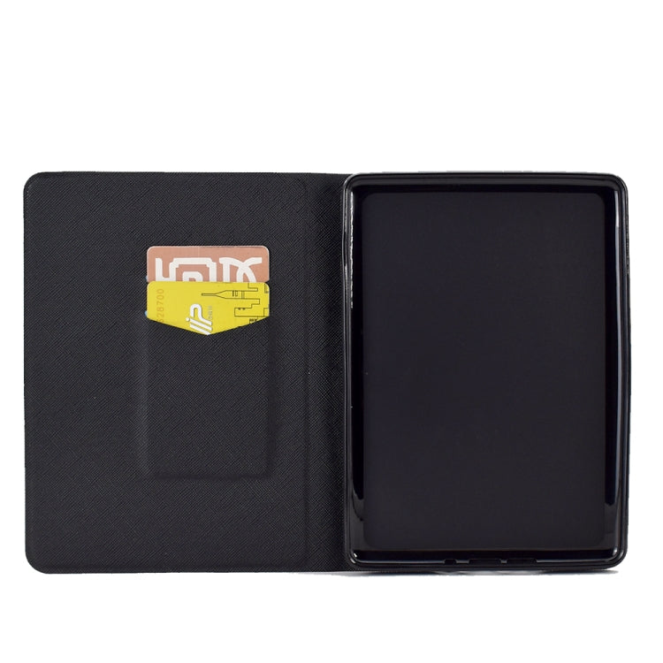 For Amazon Kindle Paperwhite 5 2021 Electric Pressed TPU Smart Leather Tablet Case(Lazy Cat) - Amazon by PMC TechLife | Online Shopping South Africa | PMC TechLife | Buy Now Pay Later Mobicred