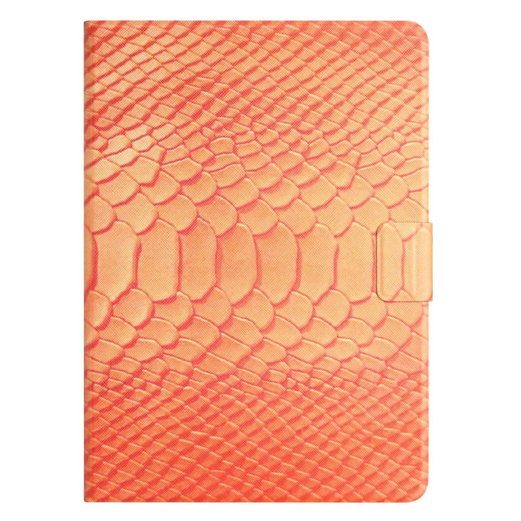 For Lenovo Tab M10 Plus 10.6 3rd Gen 2022 Solid Color Crocodile Texture Leather Smart Tablet Case(Orange) - Lenovo by PMC TechLife | Online Shopping South Africa | PMC TechLife | Buy Now Pay Later Mobicred