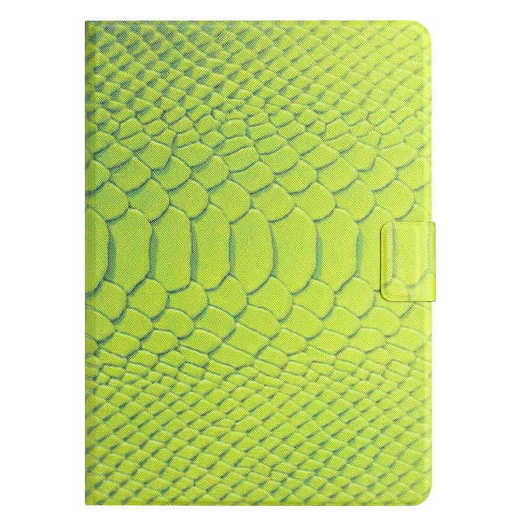 For Amazon Kindle Fire HD 10 2021 Solid Color Crocodile Texture Leather Smart Tablet Case(Green) - Amazon by PMC TechLife | Online Shopping South Africa | PMC TechLife | Buy Now Pay Later Mobicred