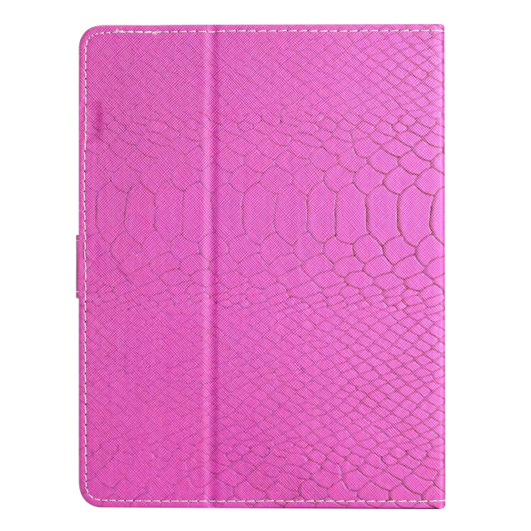 For 10 inch Tablets Solid Color Crocodile Texture Leather Tablet Case(Rose Red) - Others by PMC TechLife | Online Shopping South Africa | PMC TechLife | Buy Now Pay Later Mobicred
