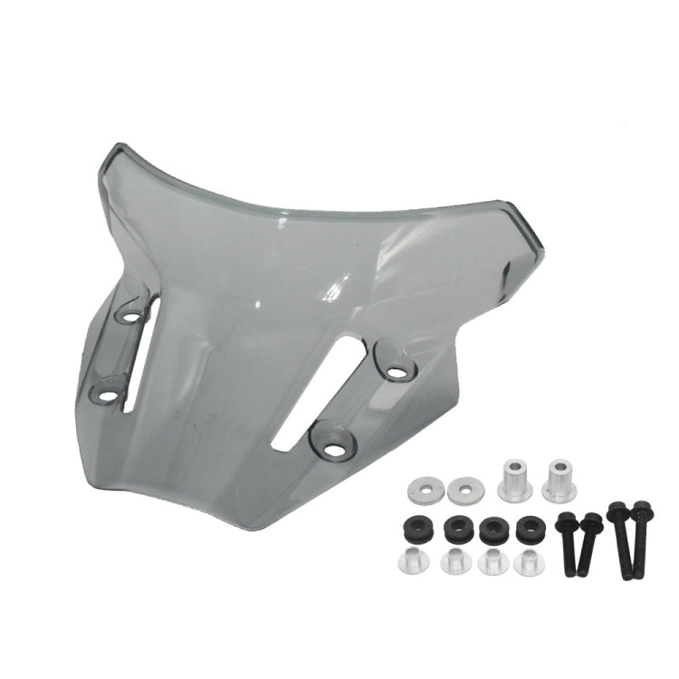 For Yamaha MT09 FZ09 21-22 Motorcycle Airflow Deflector Windshield(Grey) - Ornamental Parts by PMC TechLife | Online Shopping South Africa | PMC TechLife | Buy Now Pay Later Mobicred