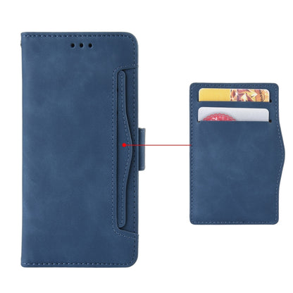 For Blackview BV5200 Skin Feel Calf Texture Card Slots Leather Phone Case(Blue) - More Brand by PMC Jewellery | Online Shopping South Africa | PMC Jewellery | Buy Now Pay Later Mobicred
