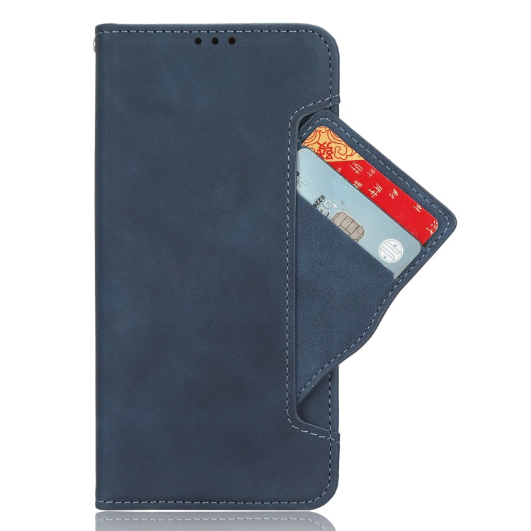 For Blackview BV5200 Skin Feel Calf Texture Card Slots Leather Phone Case(Blue) - More Brand by PMC TechLife | Online Shopping South Africa | PMC TechLife | Buy Now Pay Later Mobicred