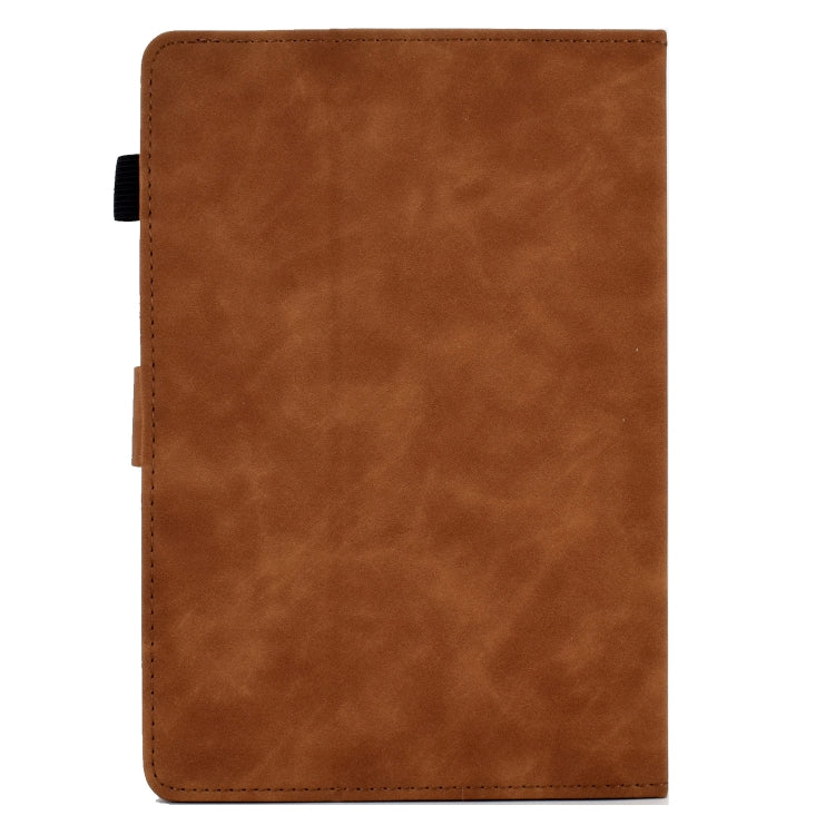 For 7 inch Tablets Tower Embossed Leather Tablet Case(Brown) - Others by PMC TechLife | Online Shopping South Africa | PMC TechLife | Buy Now Pay Later Mobicred