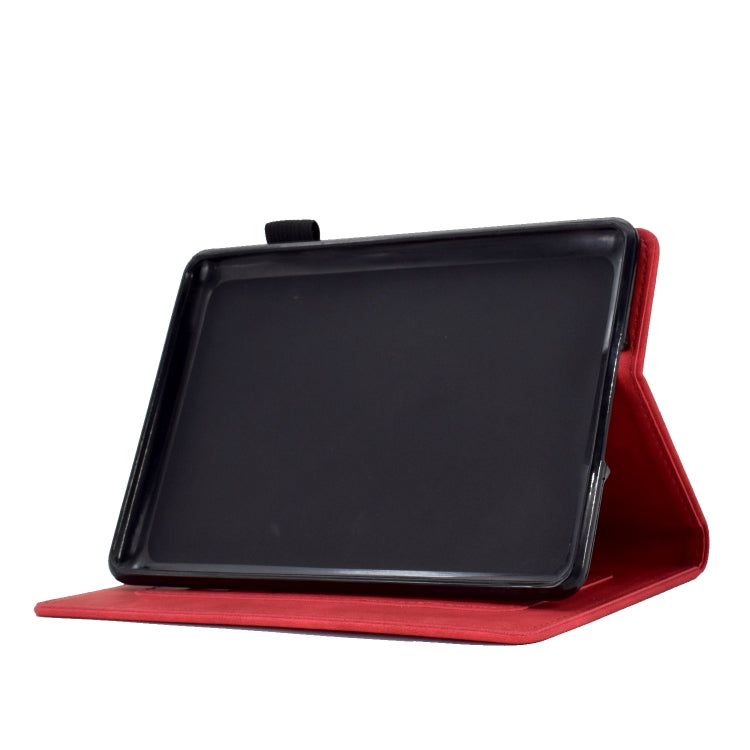 For Amazon Kindle Paperwhite 5 Tower Embossed Leather Smart Tablet Case(Red) - Amazon by PMC TechLife | Online Shopping South Africa | PMC TechLife | Buy Now Pay Later Mobicred