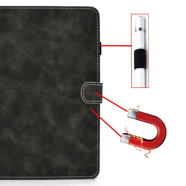For Amazon Kindle Youth Version 2022 Cowhide Texture Smart Leather Tablet Case(Grey) - Amazon by PMC TechLife | Online Shopping South Africa | PMC TechLife | Buy Now Pay Later Mobicred