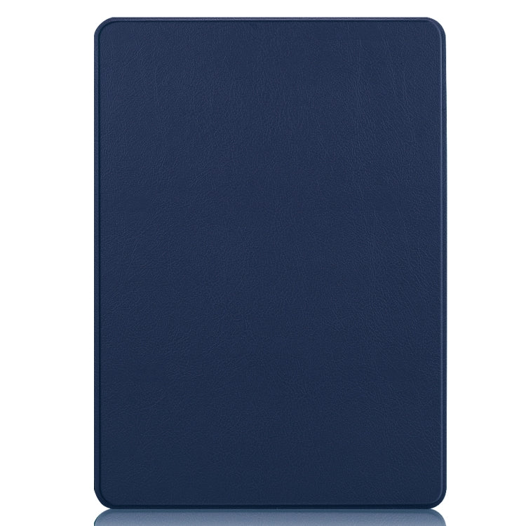 For Microsoft Surface Pro 9 Custer Pure Color Holder Leather Tablet Case(Dark Blue) - Microsoft by PMC TechLife | Online Shopping South Africa | PMC TechLife | Buy Now Pay Later Mobicred