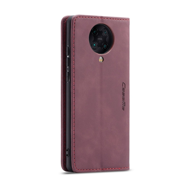 For Xiaomi Redmi K30 Pro CaseMe-013 Multifunctional Horizontal Flip Leather Case with Card Slot & Holder & Wallet(Wine Red) - Xiaomi Cases by CaseMe | Online Shopping South Africa | PMC Jewellery | Buy Now Pay Later Mobicred