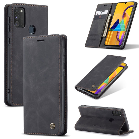 For Galaxy M30S / M21 CaseMe-013 Multifunctional Horizontal Flip Leather Case with Card Slot & Holder & Wallet(Black) - Galaxy Phone Cases by CaseMe | Online Shopping South Africa | PMC Jewellery | Buy Now Pay Later Mobicred