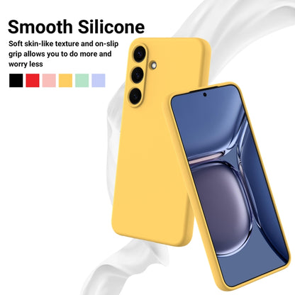 For Samsung Galaxy S25+ 5G Color Liquid Silicone Phone Case(Yellow) - Galaxy S25+ 5G Cases by PMC Jewellery | Online Shopping South Africa | PMC Jewellery | Buy Now Pay Later Mobicred