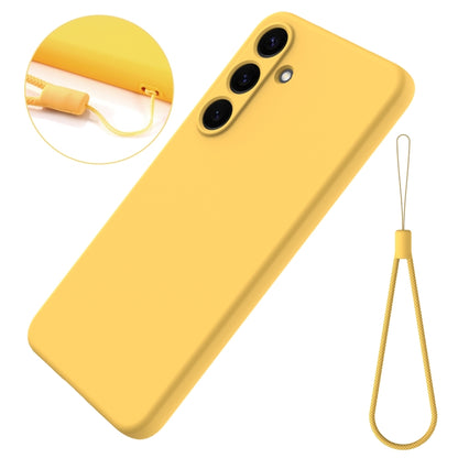 For Samsung Galaxy S25+ 5G Color Liquid Silicone Phone Case(Yellow) - Galaxy S25+ 5G Cases by PMC Jewellery | Online Shopping South Africa | PMC Jewellery | Buy Now Pay Later Mobicred