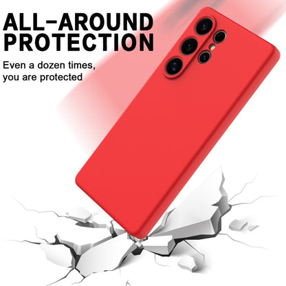 For Samsung Galaxy S25 Ultra Color Liquid Silicone Phone Case(Red) - Galaxy S25 Ultra 5G Cases by PMC Jewellery | Online Shopping South Africa | PMC Jewellery | Buy Now Pay Later Mobicred