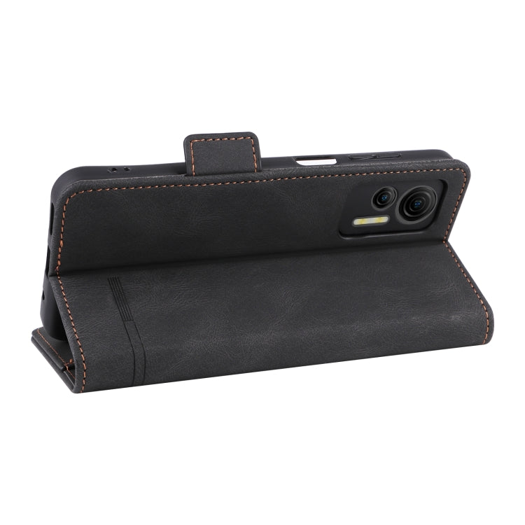 For Ulefone Note 14 Magnetic Clasp Leather Phone Case(Black) - Ulefone Cases by PMC Jewellery | Online Shopping South Africa | PMC Jewellery | Buy Now Pay Later Mobicred