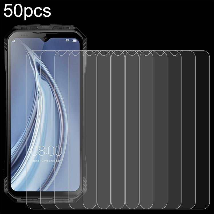 For Doogee S100 Pro 50 PCS 0.26mm 9H 2.5D Tempered Glass Film - Motorola Tempered Glass by PMC Jewellery | Online Shopping South Africa | PMC Jewellery | Buy Now Pay Later Mobicred