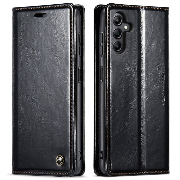 For Samsung Galaxy A14 5G CaseMe 003 Crazy Horse Texture Leather Phone Case(Black) - Galaxy Phone Cases by CaseMe | Online Shopping South Africa | PMC Jewellery | Buy Now Pay Later Mobicred