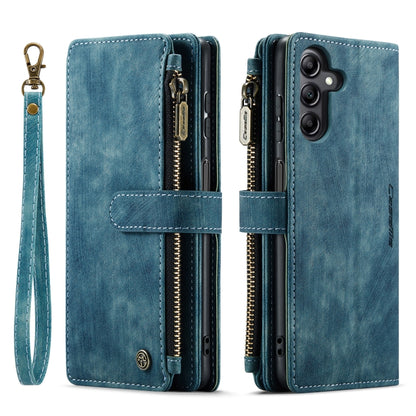 For Samsung Galaxy A14 5G CaseMe C30 Multifunctional Phone Leather Phone Case(Blue) - Galaxy Phone Cases by CaseMe | Online Shopping South Africa | PMC Jewellery | Buy Now Pay Later Mobicred