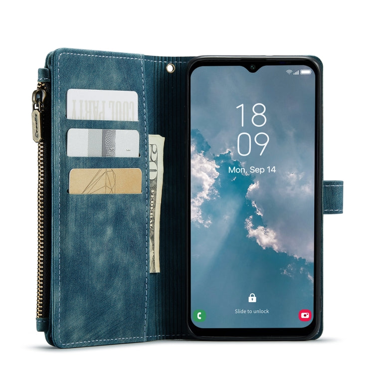 For Samsung Galaxy A14 5G CaseMe C30 Multifunctional Phone Leather Phone Case(Blue) - Galaxy Phone Cases by CaseMe | Online Shopping South Africa | PMC Jewellery | Buy Now Pay Later Mobicred