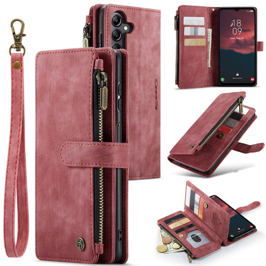 For Samsung Galaxy A14 5G CaseMe C30 Multifunctional Phone Leather Phone Case(Red) - Galaxy Phone Cases by CaseMe | Online Shopping South Africa | PMC Jewellery | Buy Now Pay Later Mobicred