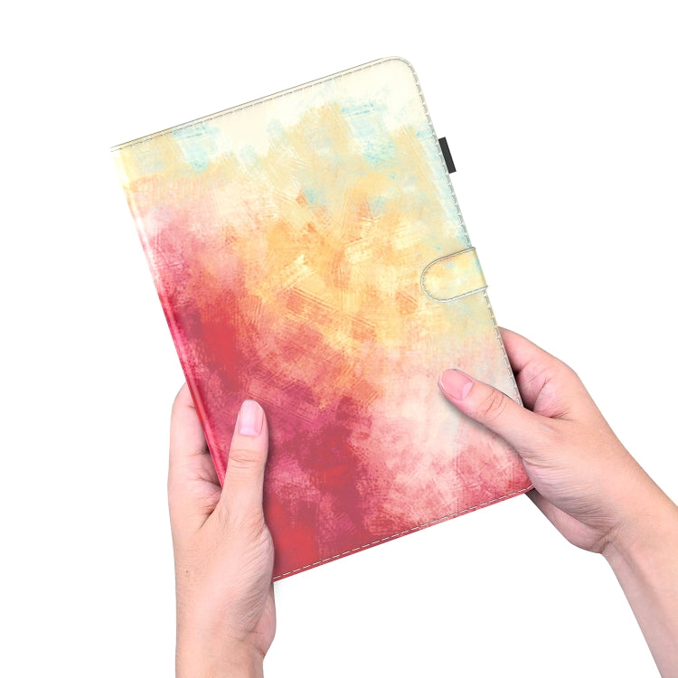 For Huawei MatePad Pro 11 2022 Watercolor Pattern Flip Leather Tablet Case(Spring Cherry) - Huawei by PMC TechLife | Online Shopping South Africa | PMC TechLife | Buy Now Pay Later Mobicred