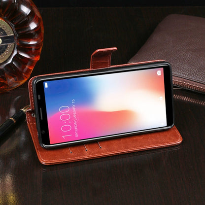 For Doogee X55 idewei  Crazy Horse Texture Horizontal Flip Leather Case with Holder & Card Slots & Wallet(Rose Red) - More Brand by idewei | Online Shopping South Africa | PMC Jewellery | Buy Now Pay Later Mobicred