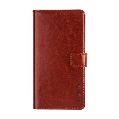 For Oukitel K5000 idewei  Crazy Horse Texture Horizontal Flip Leather Case with Holder & Card Slots & Wallet(Brown) - More Brand by idewei | Online Shopping South Africa | PMC Jewellery | Buy Now Pay Later Mobicred