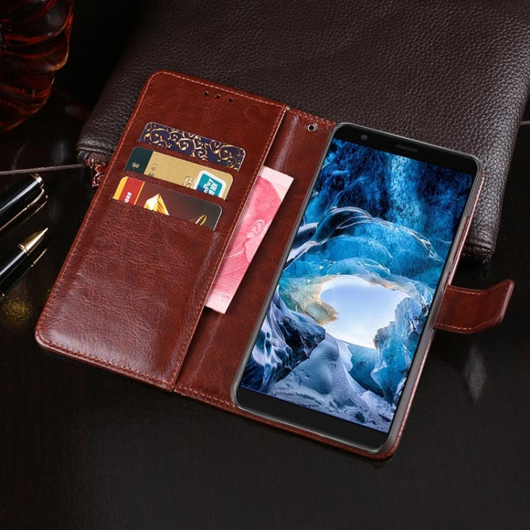 For Ulefone S1 idewei  Crazy Horse Texture Horizontal Flip Leather Case with Holder & Card Slots & Wallet(Brown) - Ulefone Cases by idewei | Online Shopping South Africa | PMC Jewellery | Buy Now Pay Later Mobicred