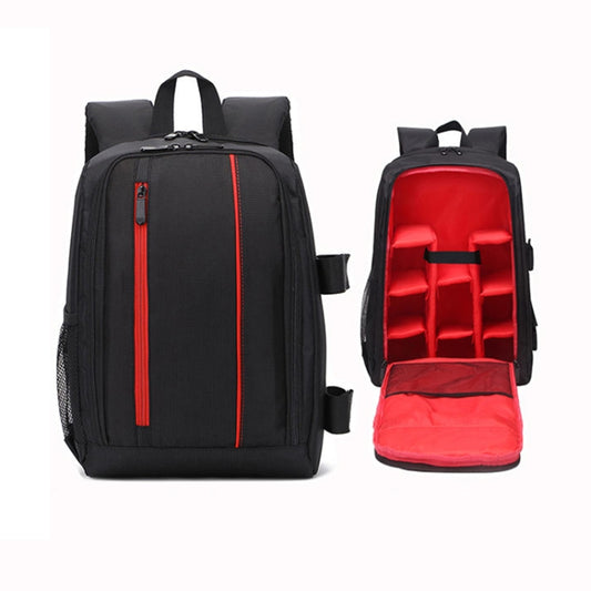 Outdoor Camera Backpack Waterproof Photography Camera Shoulders Bag, Size:45x32x18cm(Red) - Backpack by PMC Jewellery | Online Shopping South Africa | PMC Jewellery | Buy Now Pay Later Mobicred