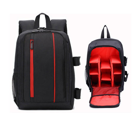 Outdoor Camera Backpack Waterproof Photography Camera Shoulders Bag, Size:33.5x25.5x15.5cm(Red) - Backpack by PMC Jewellery | Online Shopping South Africa | PMC Jewellery | Buy Now Pay Later Mobicred